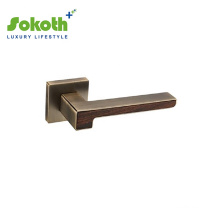 High Quality Die Casting black Interior Door Handle Set Zinc